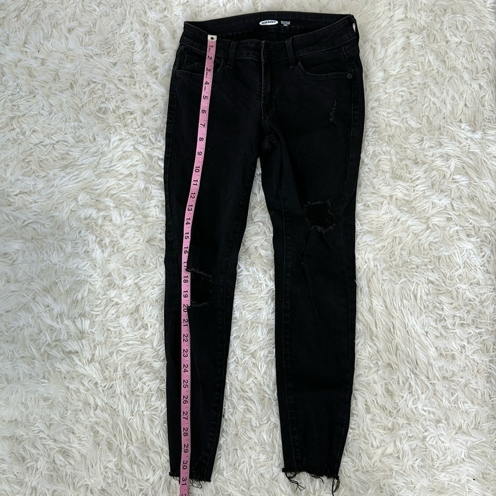 Distressed jeans